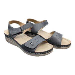 JABASIC Women’s Orthotic Sandals Size 10 Brown Orthopedic Walking Arch Support